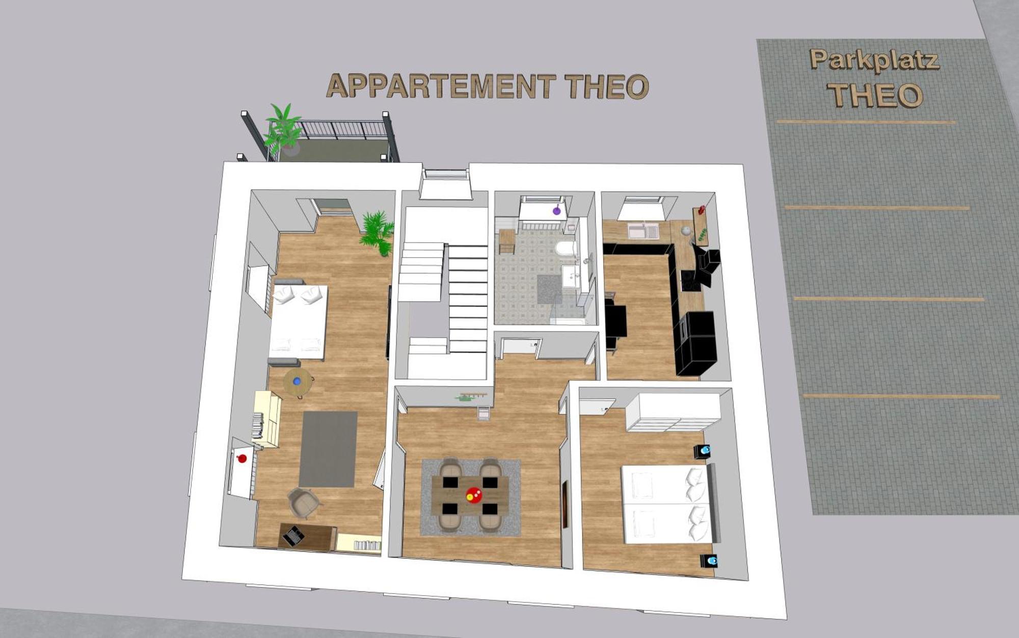 Modernes Apartement Mit Balkon In Toplage! 트라벤트라바흐 외부 사진